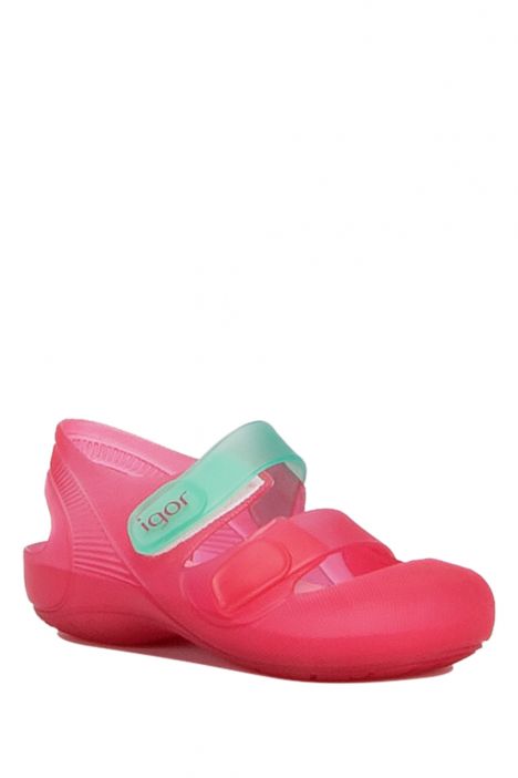 S10146 Igor Bondi Çocuk Sandalet 21-27 FUCSİA-AQUAMARİNA