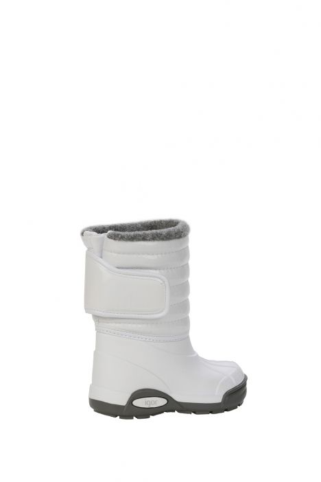 W10168 Topo Ski Charol Kar Botu 22-36 Beyaz / White