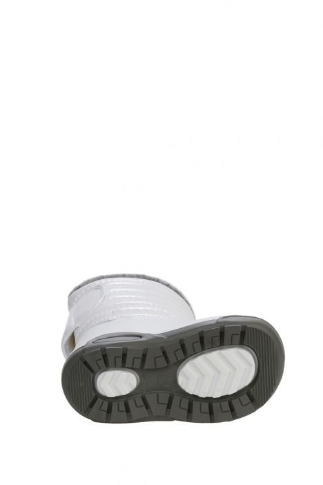 W10168 Topo Ski Charol Kar Botu 22-36 Beyaz / White