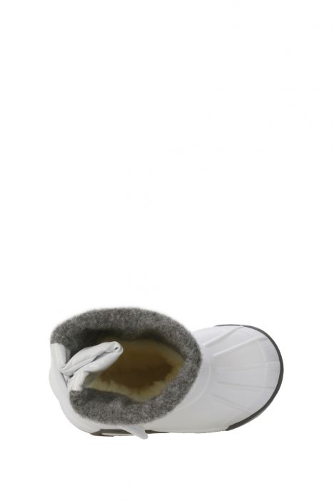 W10168 Topo Ski Charol Kar Botu 22-36 Beyaz / White