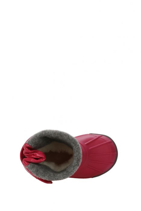 W10168 Topo Ski Charol Kar Botu 22-36 Fuşya / Fuxia