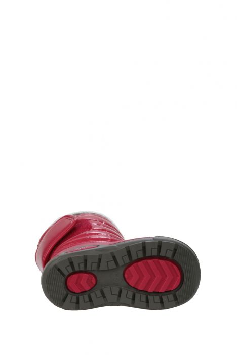W10168 Topo Ski Charol Kar Botu 22-36 Fuşya / Fuxia