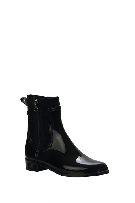 W10184 Urban Zipper Yağmur Çizmesi 36-40 Siyah / Negro