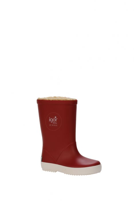 W10207 Splash Nautico Borreguito Yağmur Çizmesi 22-30 Kırmızı / Rojo
