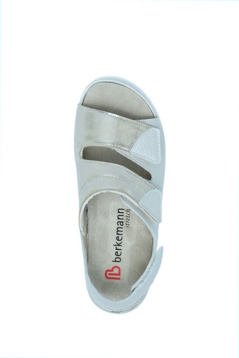 1020 Berkemann Sofie Kadın Anatomik Sandalet 3.0-8.5 Mondsilber - Leder/Stretch - 156