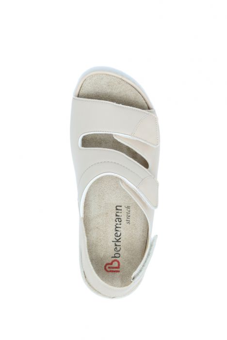 1020 Berkemann Sofie Kadın Anatomik Sandalet 3.0-8.5 Beige Glamour - Leder/Stretch - 720BG