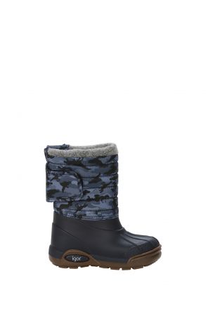 W10210 Topo Ski Camo Kar Botu 22-36 Mavi / Marino