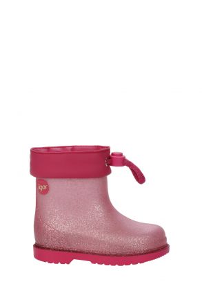 W10215 Bimbi Glitter Yağmur Çizmesi 20-26 Fuşya / Fuxia