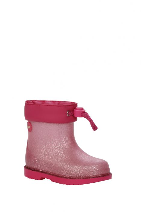 W10215 Bimbi Glitter Yağmur Çizmesi 20-26 Fuşya / Fuxia