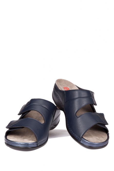 1021 Berkemann Finja Kadın Anatomik Terlik 3.0-8.5 Blue Perlato / Strc. - 371