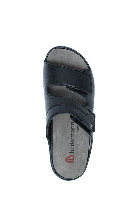 1021 Berkemann Finja Kadın Anatomik Terlik 3.0-8.5 Schwarz Sportnappa - 982