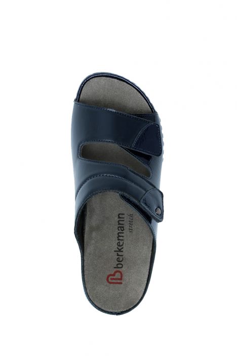 1021 Berkemann Finja Kadın Anatomik Terlik 3.0-8.5 Blau - Lackleder/Stretch - 305