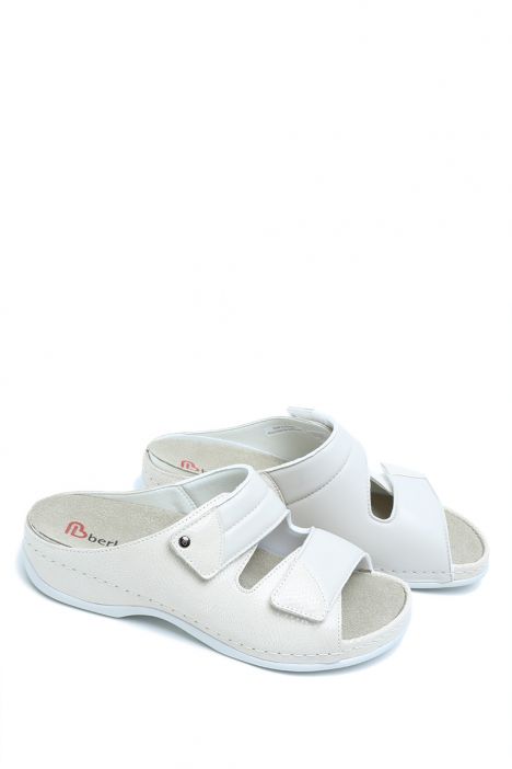 1021 Berkemann Finja Kadın Anatomik Terlik 3.0-8.5 Beige Leder Stretch - 737