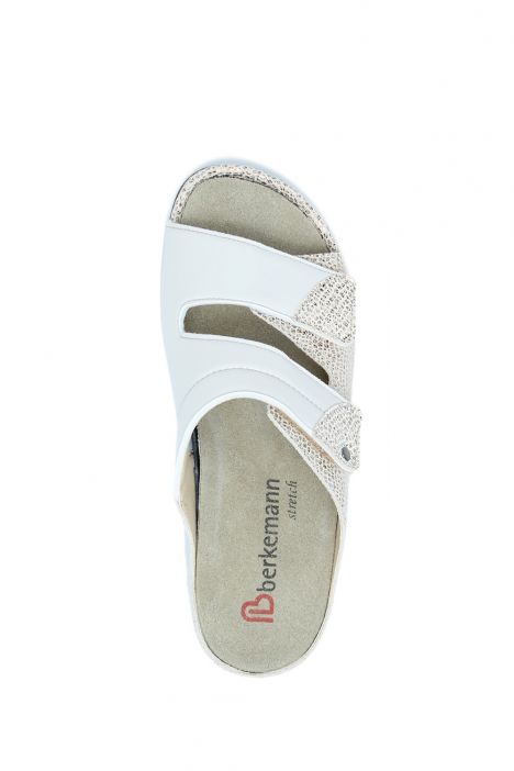 1021 Berkemann Finja Kadın Anatomik Terlik 3.0-8.5 Gold/Glitter - Leder/Stretch - 730