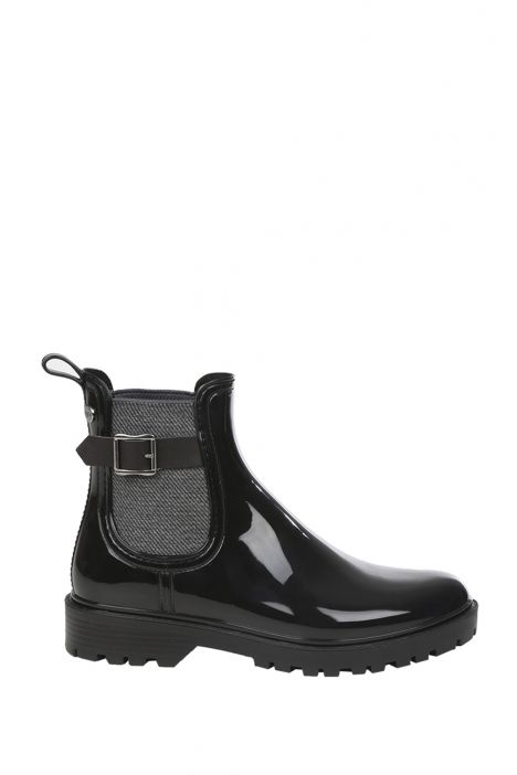 W10221 Trak Hebilla Yağmur Çizmesi 36-40 Siyah / Negro