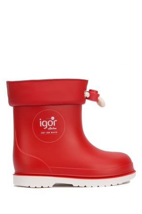 W10225 Bimbi Nautico Yağmur Çizmesi 20-26 Kırmızı / Rojo