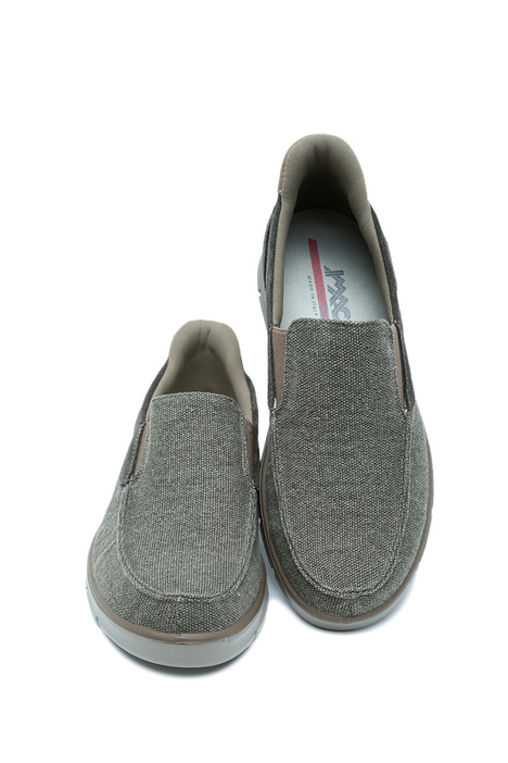 102250 Imac Bert Erkek Anatomik Loafer 40-46 Haki/Militare 03858/013 Tessuto Canva Militare