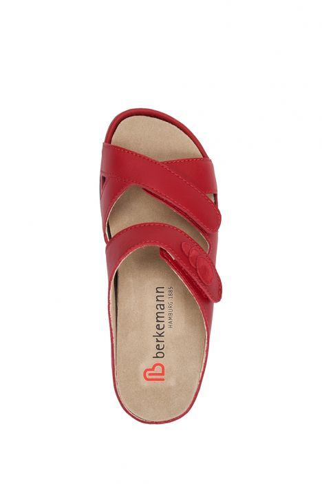 1023 Berkemann Felia Kadın Anatomik Terlik 3.0-8.5 Signalrot-Leder - 275