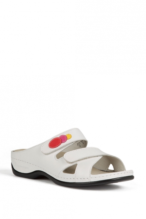 1023 Berkemann Felia Kadın Anatomik Terlik 3.0-8.5 Weiss Kalbsleder - 101