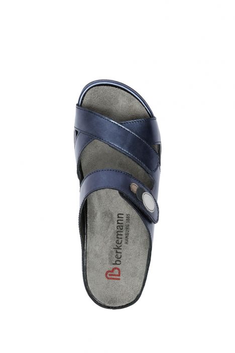 1023 Berkemann Felia Kadın Anatomik Terlik 3.0-8.5 Blau Perlatoleder - 364