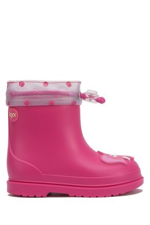 W10242 Bimbi Elefante Yağmur Çizmesi 22-28 Fuşya / Fuxia