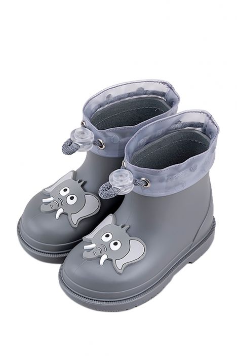 W10242 Bimbi Elefante Yağmur Çizmesi 22-28 Gri / Grey