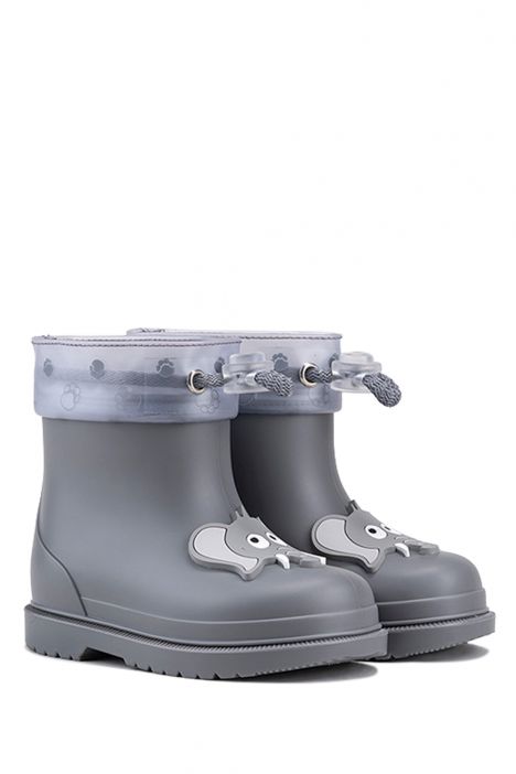 W10242 Bimbi Elefante Yağmur Çizmesi 22-28 Gri / Grey