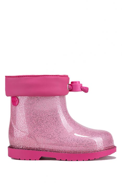 W10247 Bimbi Glitter Yağmur Çizmesi 21-26 Fuşya / Fuxia