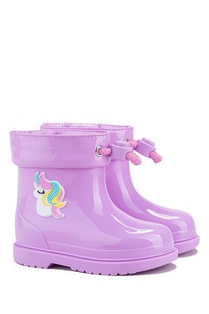 W10253 Bimbi Unicorn Yağmur Çizmesi 21-27 Lila\Malva