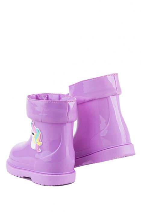 W10253 Bimbi Unicorn Yağmur Çizmesi 21-27 Lila\Malva