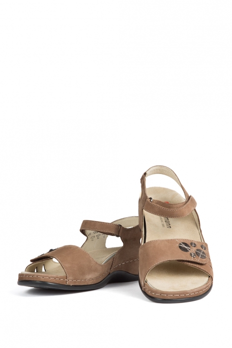 1026 Berkemann Kadın Anatomik Sandalet 3.0-8.5 Dkl.braun Millefeuilleled/Str. - B-439