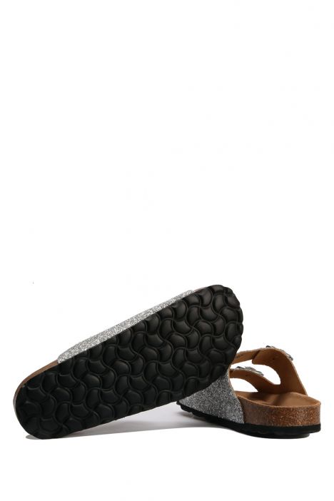 10260 Ch-Kifidis Soft Step Kadın Çift Bantlı Mantar Terlik 36-42 BRONZO