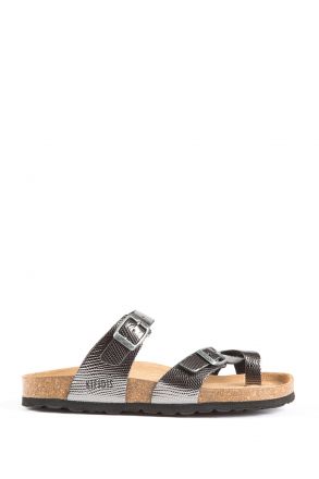 10261 Kifidis-Ch Kadın Terlik 36-41 Silver - 596