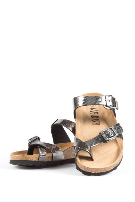 10261 Kifidis-Ch Kadın Terlik 36-41 Silver - 596