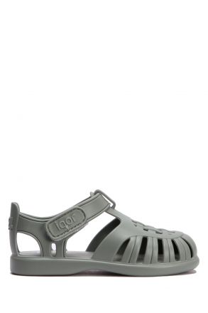 S10271 Igor Tobby Solid Çocuk Sandalet 20-27 Yeşil - Verde/Green