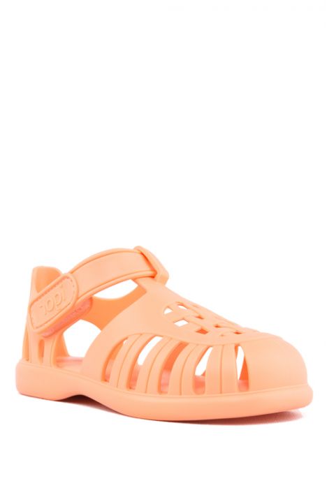 S10271 Igor Tobby Solid Çocuk Sandalet 20-27 Turuncu - Apricot