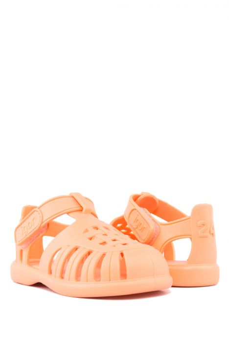 S10271 Igor Tobby Solid Çocuk Sandalet 20-27 Turuncu - Apricot