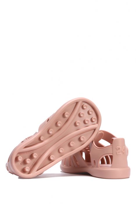 S10271 Igor Tobby Solid Çocuk Sandalet 20-27 Pembe - Maquillaje