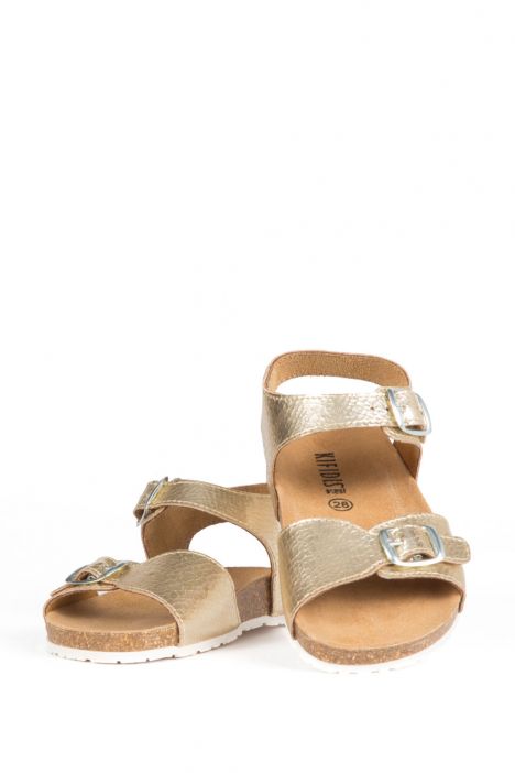 10273 Ch-Kifidis Çocuk Sandalet 24-30 Dore / Gold