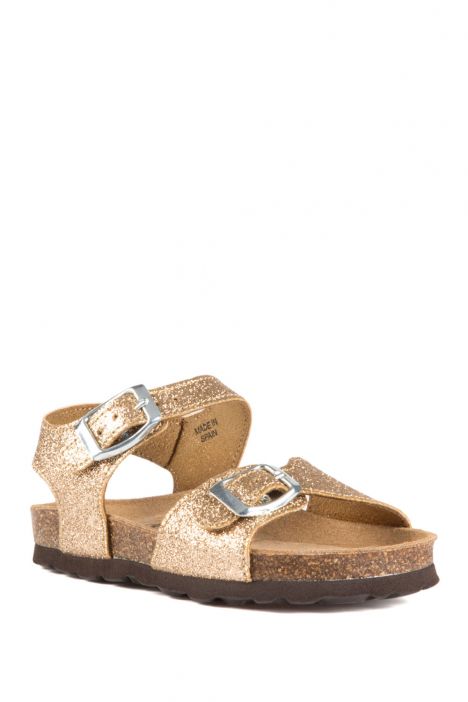 10273 Ch-Kifidis Çocuk Sandalet 24-30 Glitter Gold