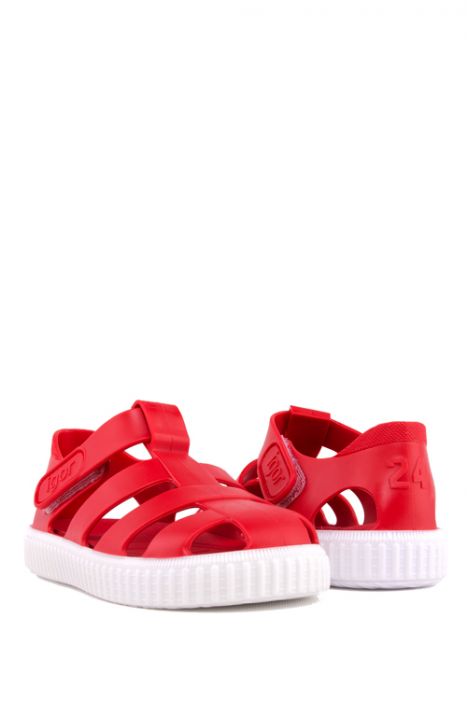 S10289 Igor Nico Çocuk Sandalet 21-27 Kırmızı - Rojo