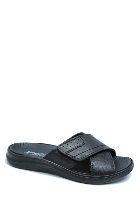 103610 Imac Lark Erkek Çapraz Bantlı Deri Terlik 40-46 Siyah/Nero 26790/011 Nero