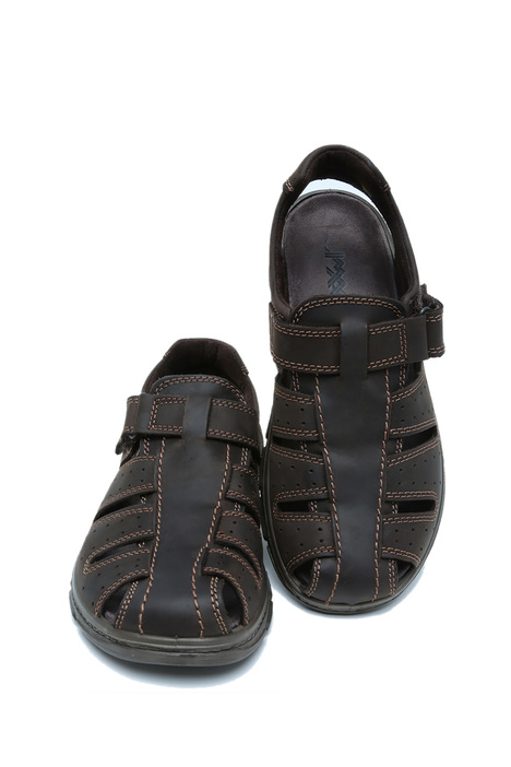 103900 Imac Laker Erkek Anatomik Deri Sandalet 40-46 Kahve/Caffe 3474/017 Marrone