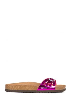 10399 Ch-Kifidis Kadın Terlik 36-41 Fuşya / Fuxia