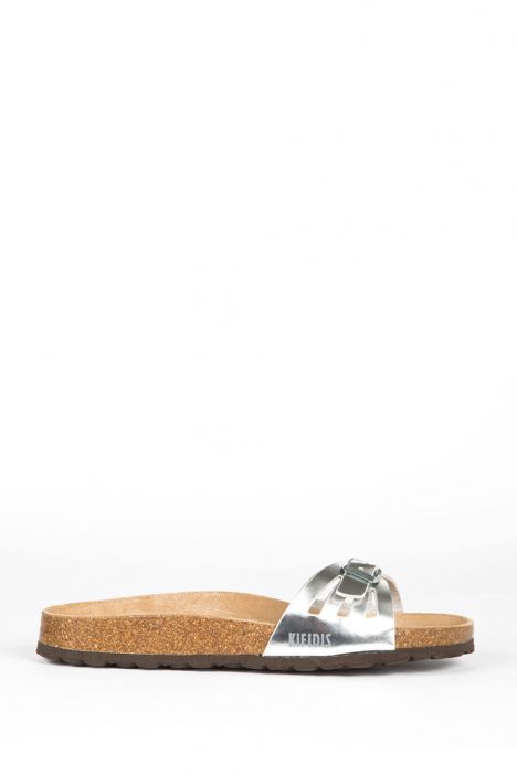 10399 Ch-Kifidis Kadın Terlik 36-41 Gri / Silver