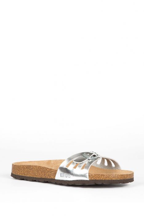 10399 Ch-Kifidis Kadın Terlik 36-41 Gri / Silver