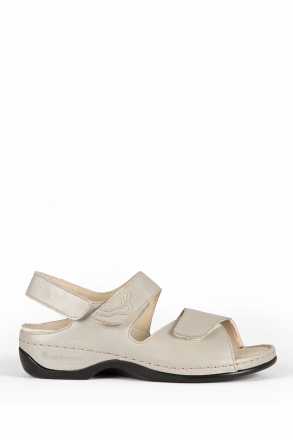 1040 Berkemann Rina Kadın Anatomik Deri Sandalet 3.0-8.5 Broze Leather Phyton Strc. - 627