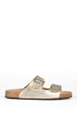 10402 Ch-Kifidis Kadın Terlik 36-42 Dore / Gold