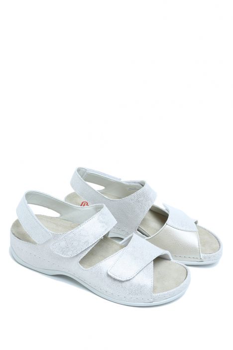 1040 Berkemann Rina Kadın Anatomik Deri Sandalet 3.0-8.5 Desert - Velours/Stretch - 789