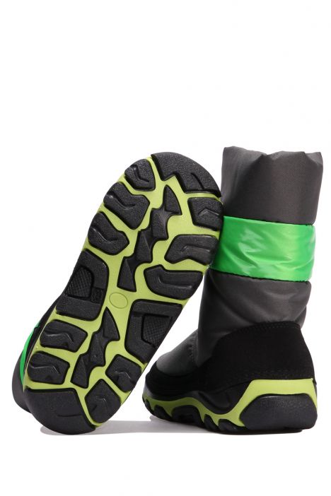 1059 Buckhead Peaky Kar Botu 21-30 Antrasit / Antracite-Fluo Verde